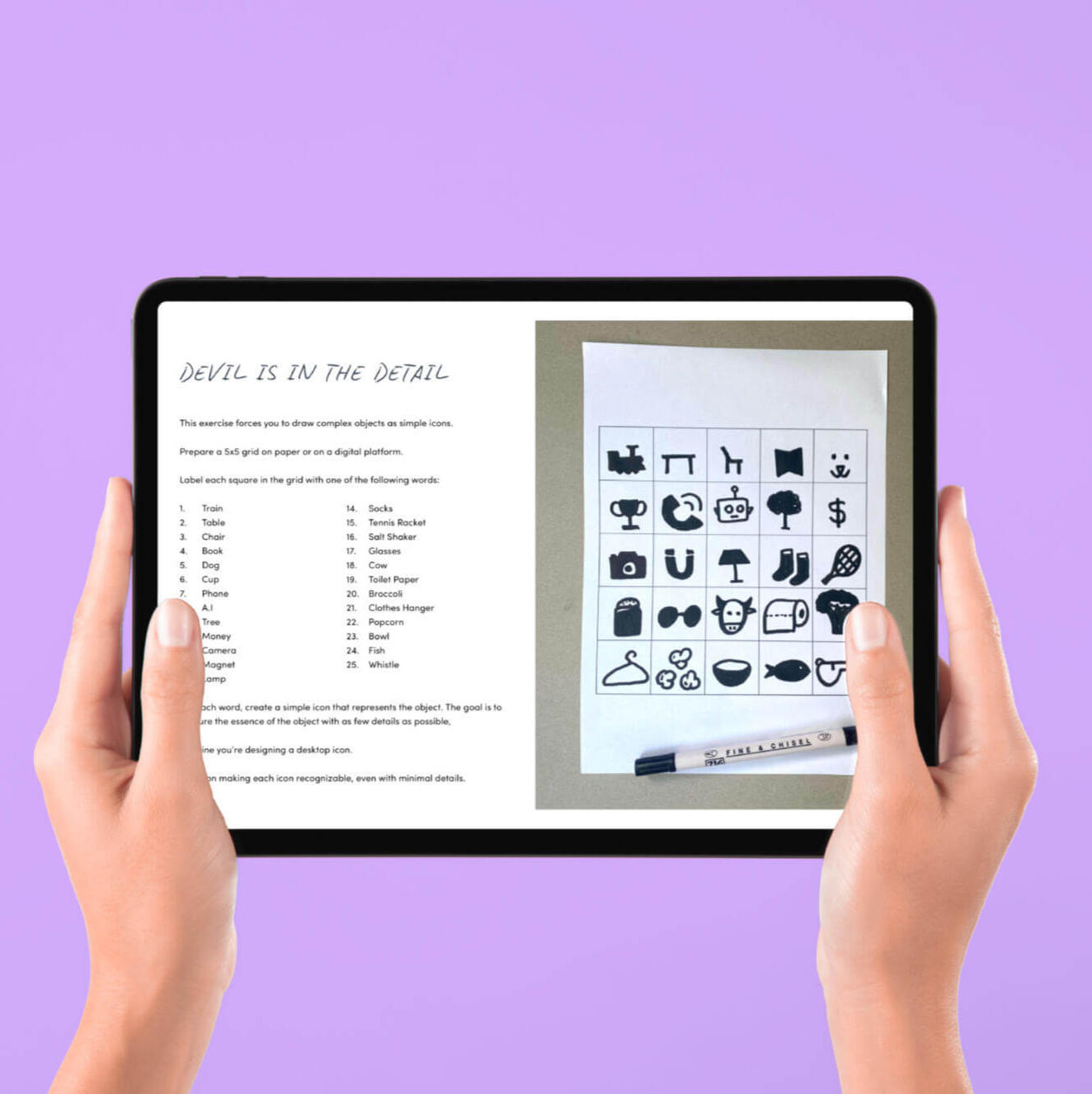 A manual for creativity